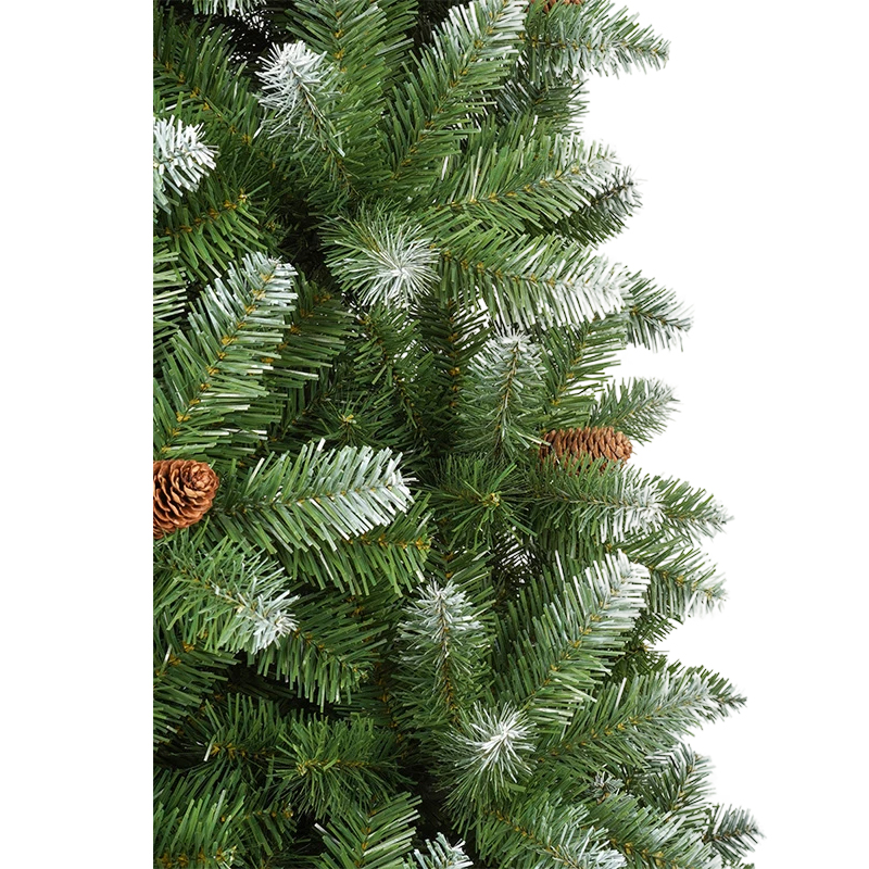 Spray White Slim Christmas Tree