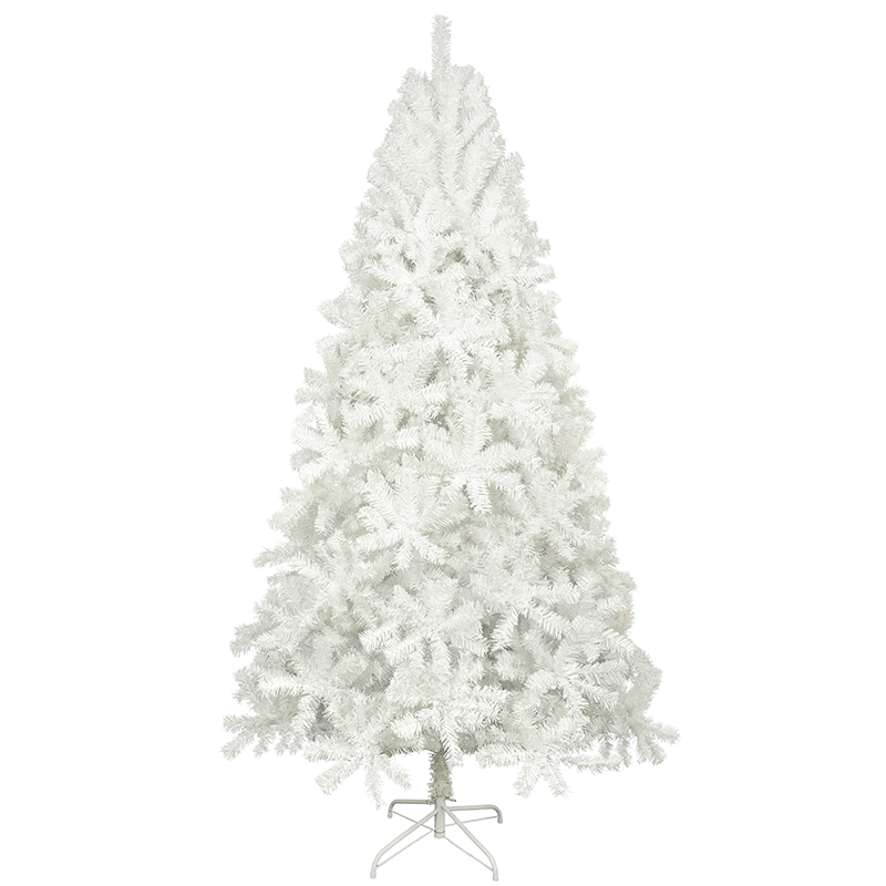 What are the environmental advantages of pvc white Christmas tree compared to traditional solid wood Christmas tree?