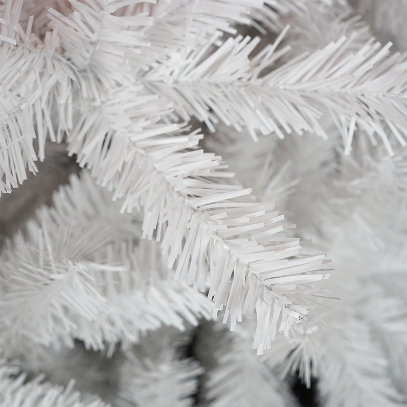 Red And White Crooked Christmas Tree