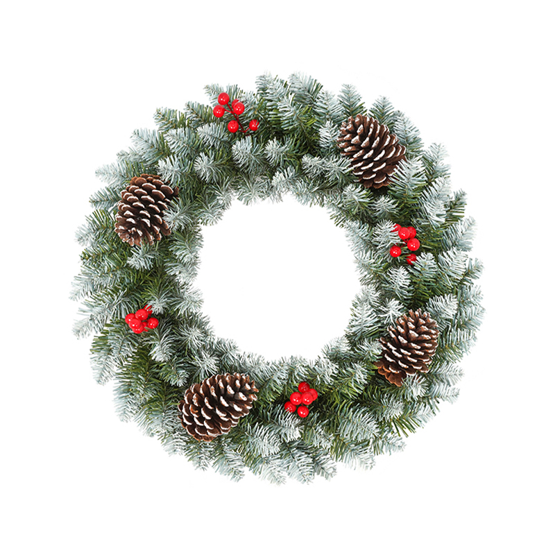 Spray White Wreath