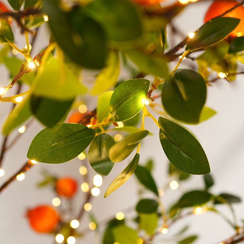 Simulation Pomegranate Tree With Light