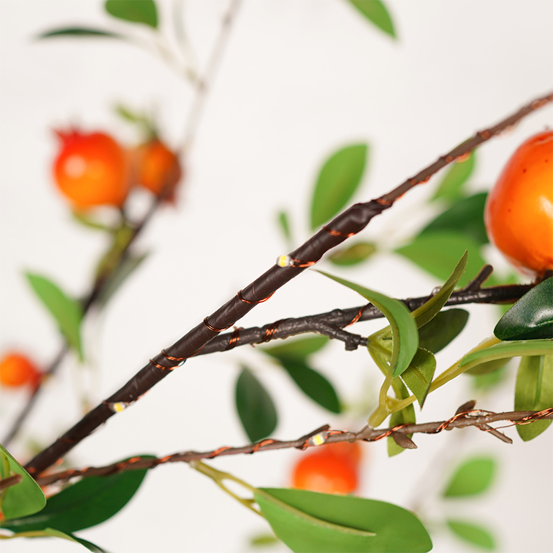 Simulation Pomegranate Tree With Light