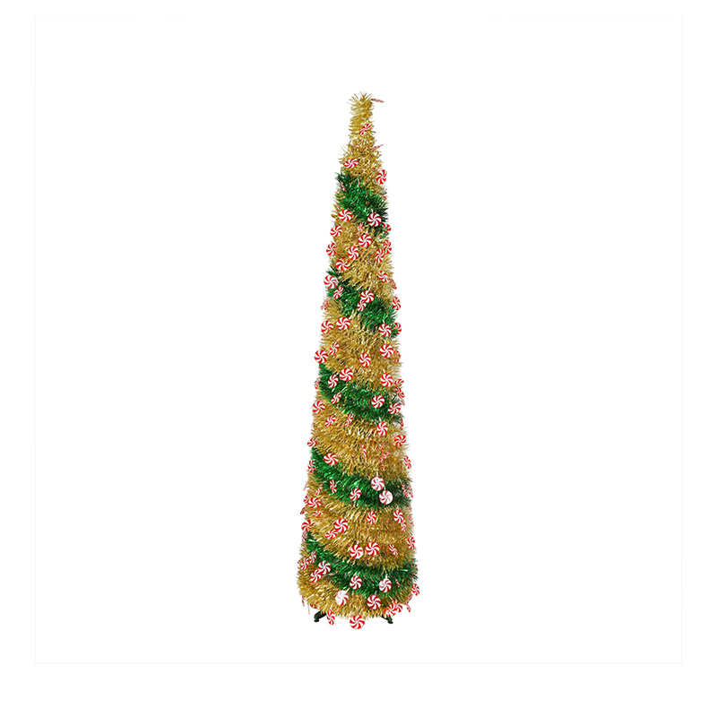 Golden Green PET Folding Tree